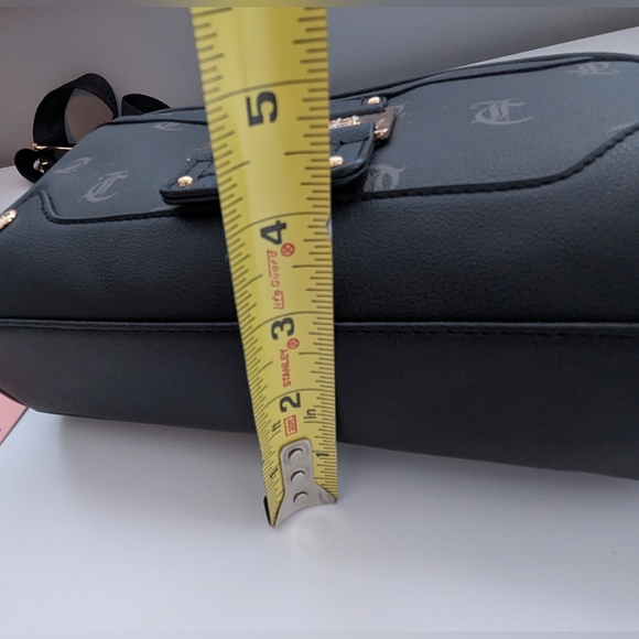 BNWT - Juicy Couture Black Shoulder or Crossbody Bag/Purse With Change Pouch - Picture 9 of 12